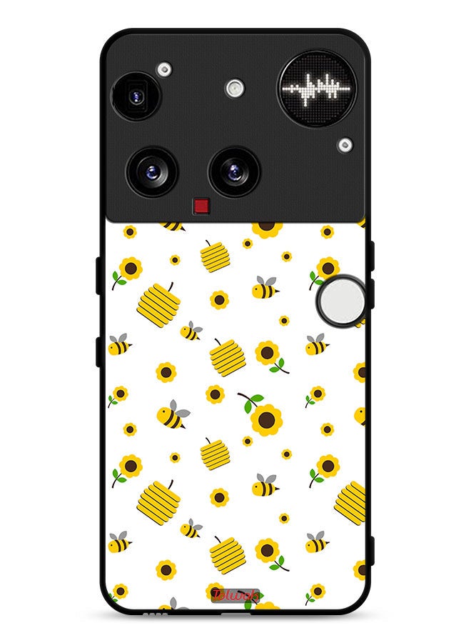 Tolwak Nothing Phone (3) Protective Case Cover Sunflowers And Bees - Image 1