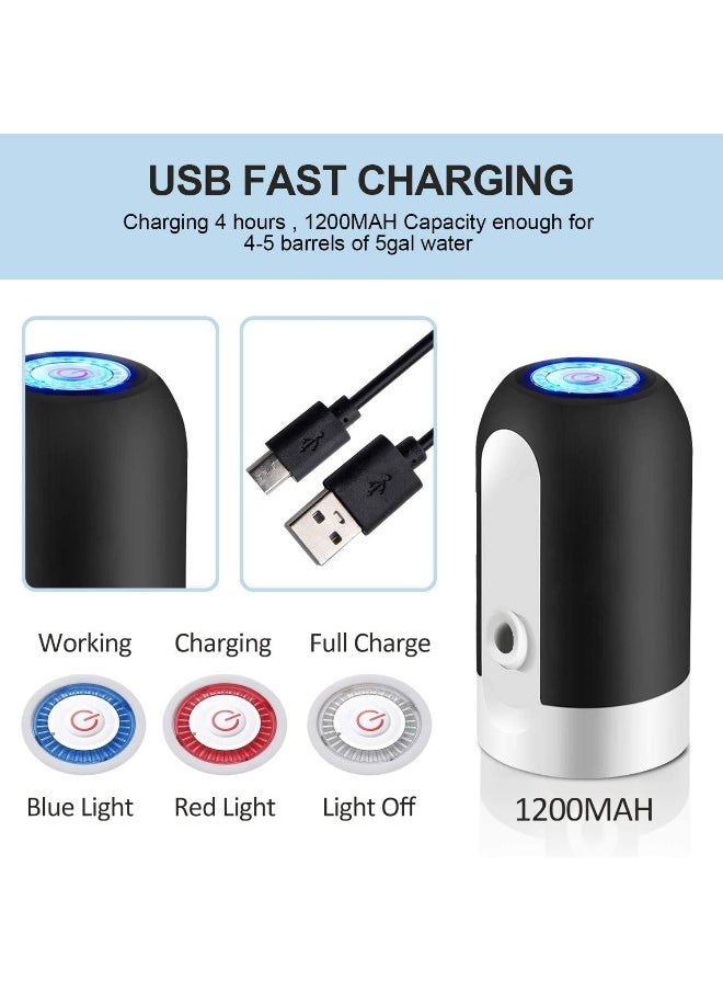 Generic - SUPAAR Home Brand 5 Gallon Water Bottle Pump, USB Charging Portable Electric Water Pump for 2-5 Gallon Jugs - Image 1