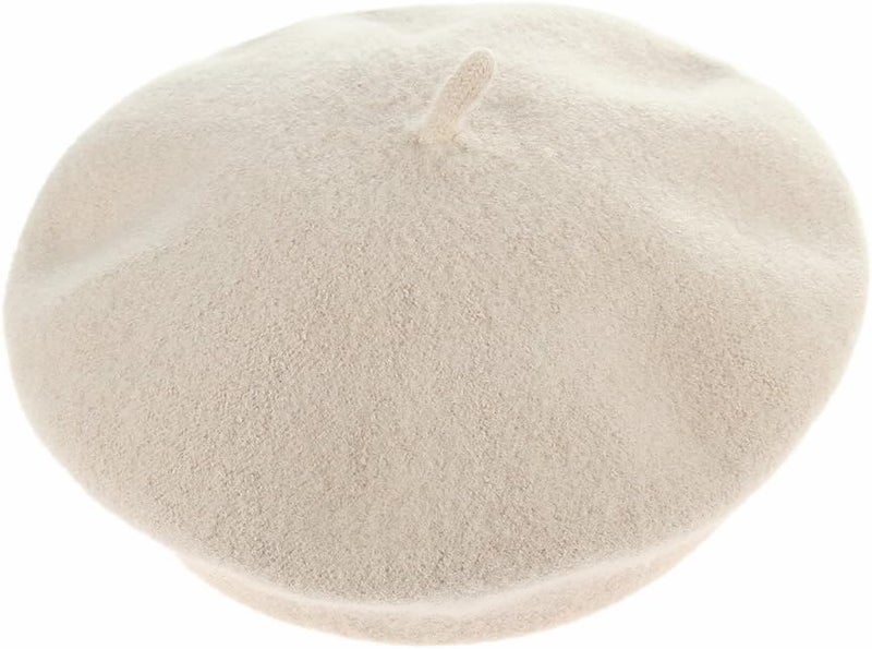 Brcus Kids Girls French Beret Hat Artist Hat Solid Warm Beanie Cap Winter Autumn - Image 3