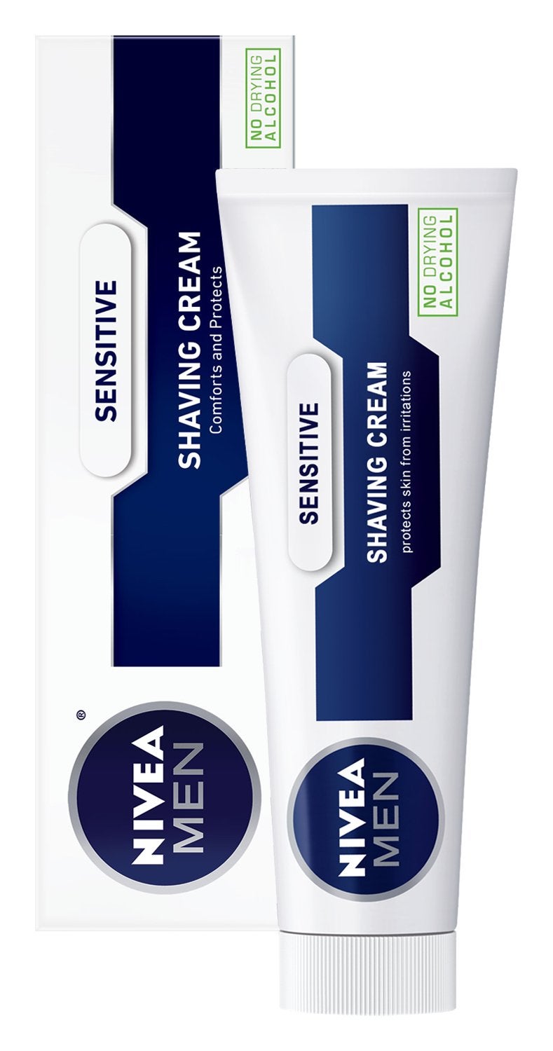 Nivea كريم حلاقة نيفيا للرجال الحساس، 3.5 أونصة