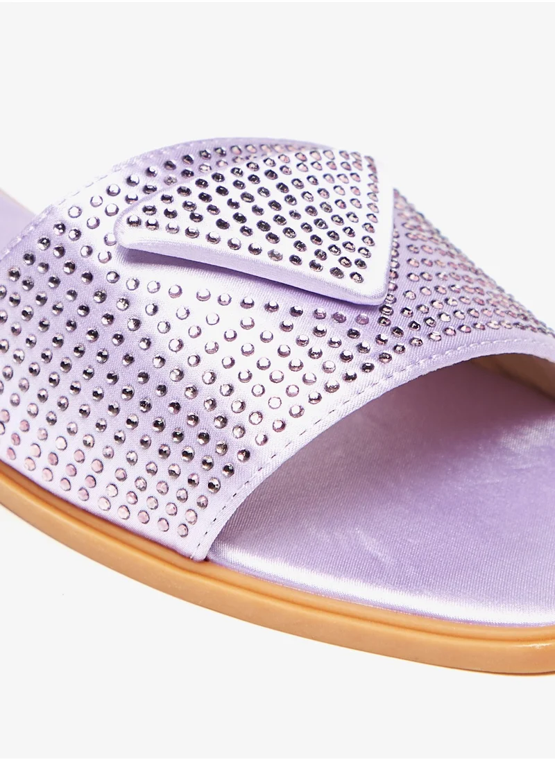 فلورا بيلا من شو إكسبرس Womens Embellished Slip On Sandals Ramadan Collection