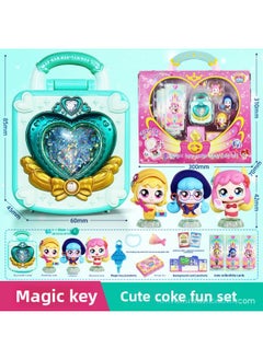 Generic Wonderful Moe Mermaid Moe Moe's Shell Bathroom Series Magic Key All-suit Princess Children's Girl Toys-color:[Deluxe Edition Magic Key Treasure Box] Contains 4 Keys + Induction Interaction + Magic Photo + Puzzle Interaction + Scan Code Interaction  - Image 4