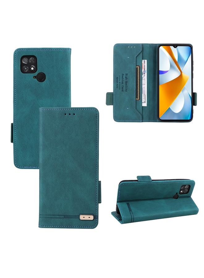 The Bros Case For Xiaomi Poco C40 Magnetic Clasp Flip Leather Phone Case
