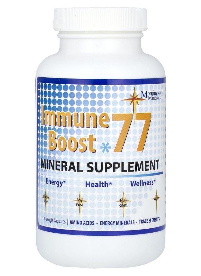 Morningstar Minerals Immune Boost 77 120 Veggie Capsules 