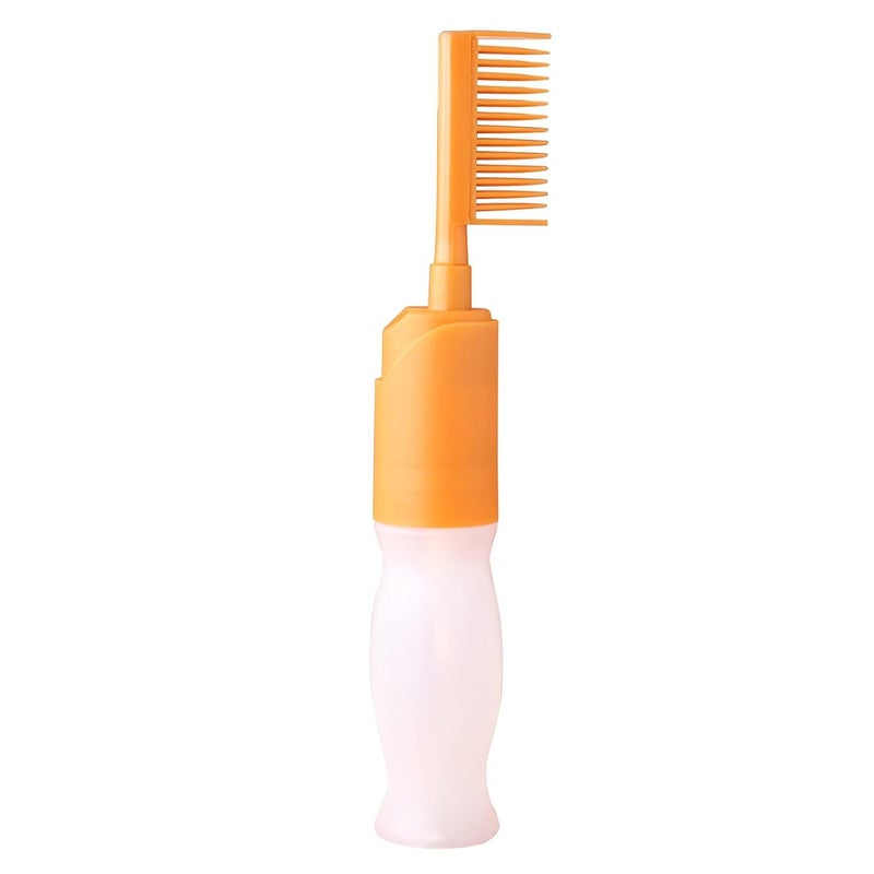 Abhaymart 110ml Empty Hair Dye Bottle Hair Dye Applicator Bottle with Comb Hair Dyeing Coloring Conditioning ToolHair Dye Refillable Bottle Hair Color Bottle Pack Of 1 - Image 1
