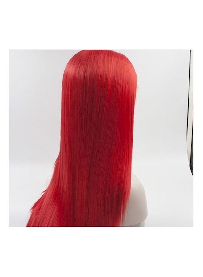 NIBEMINENT Straight Hair Wig Red