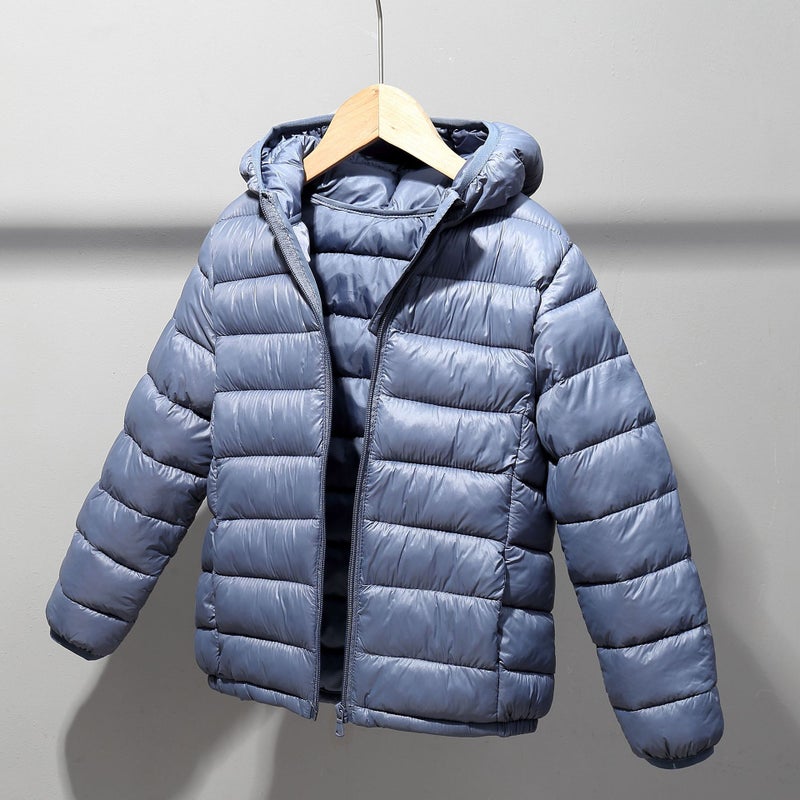 Lightweight Kids Winter Cotton Jacket Grey 