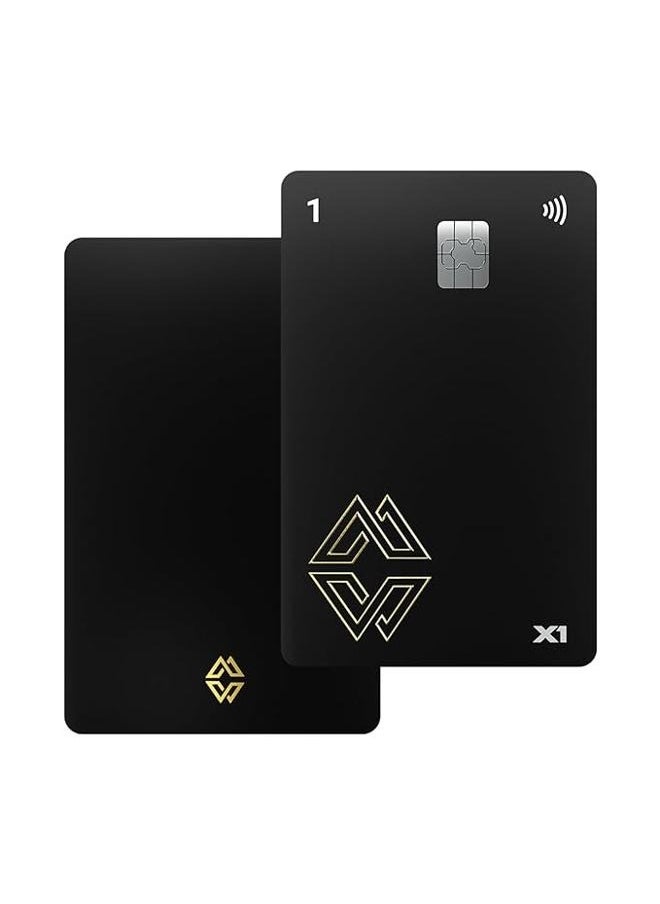 Cypherock X1 - Best Hardware Wallet To Store BTC, Crypto, NFTs. 100% Secure Cold Wallet | Audited | Opensource, Black, Pack of 1