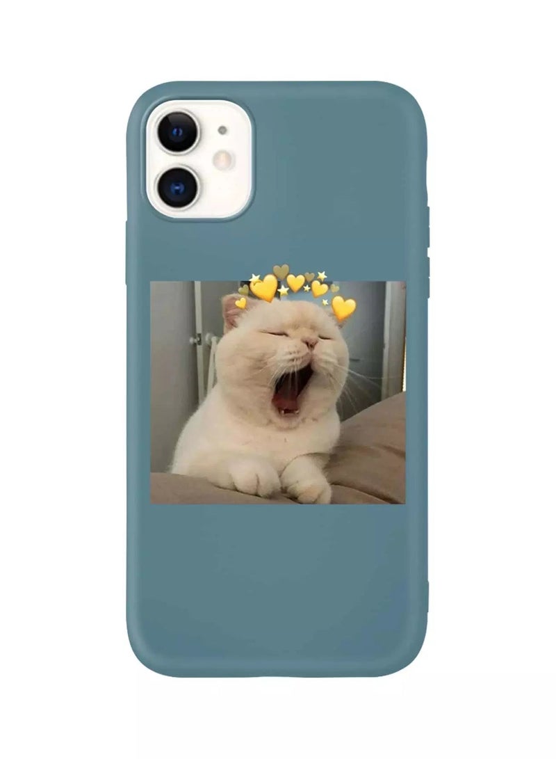 Cute Cat Pattern Case Compatible With iPhone  - Image 1