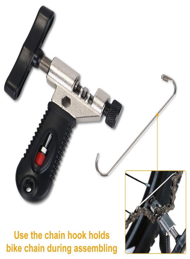 WOTOW Bicycle Chain Repair Tool Kit, Cycling Bike Master Link Pliers Remover & Chain Breaker Splitter Cutter & Chain Wear Indicator Checker & Reusable Missing Connector for 6/7/8/9/10 Speed Chain - Image 2