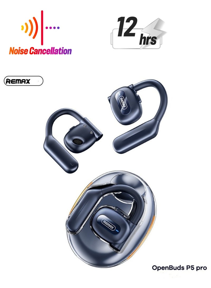 Bluetooth Sport Earphones with Ear Hooks ,Air conduction headphones , Bluetooth headset 5.4, Standby time 300h,Hi-Res Audio 360° ACS spatial audio,16.2mm PU + lanolin full-range large speaker  - Image 1