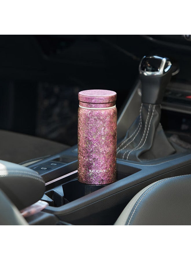 Relea Titanium Cup, Women's Pure Titanium Insulated Mug, Mini Tea Cup, Portable Outdoor Pocket Water Bottle, New Year Gift For Wome