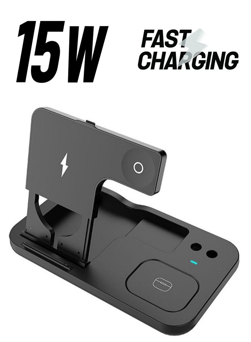 Phone Planet 4 In 1 Wireless Charger for Mobile Phone - Image 1