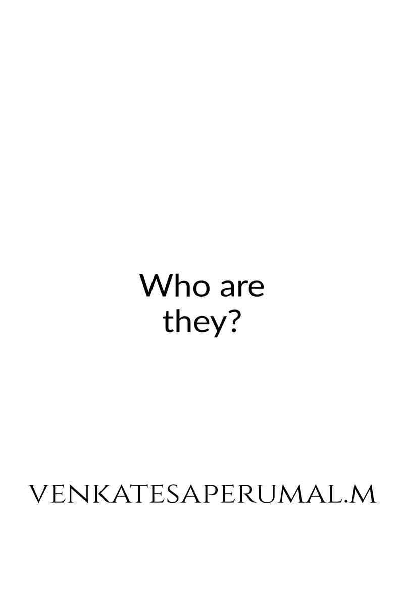 Who are they? : Who are they?