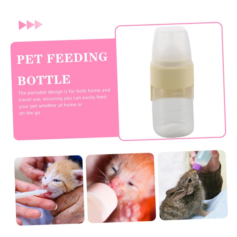 Pet Nursing Bottle Small Nipple For Newborn Kittens Puppies Portable Feeding Bottle - Image 4