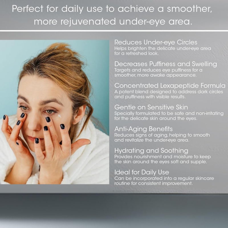 Dermactin Anti-Aging Dark Circles Puffiness Eye Cream 1 oz. - Image 5