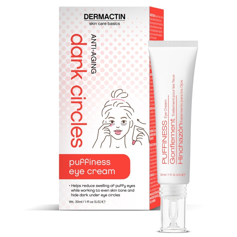Dermactin Anti-Aging Dark Circles Puffiness Eye Cream 1 oz. - Image 1