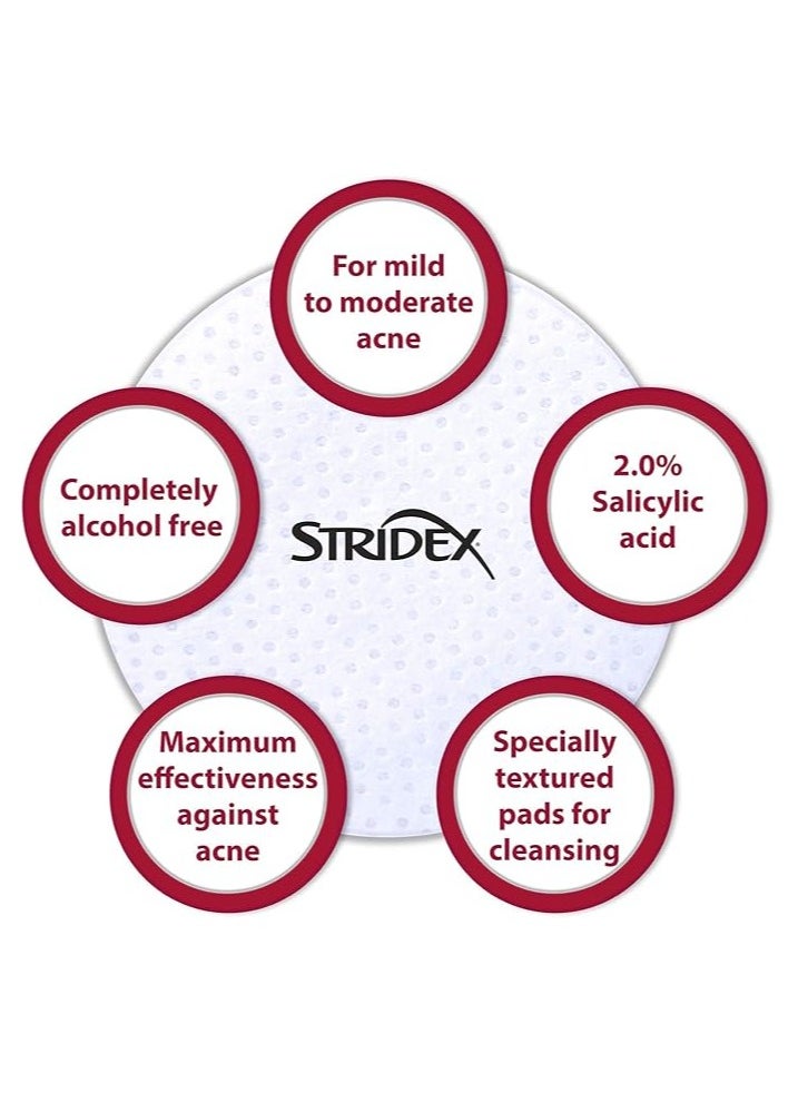 Stridex Stridex, Maximum, Salicylic acid,90 Soft Touch Pads  - Image 4