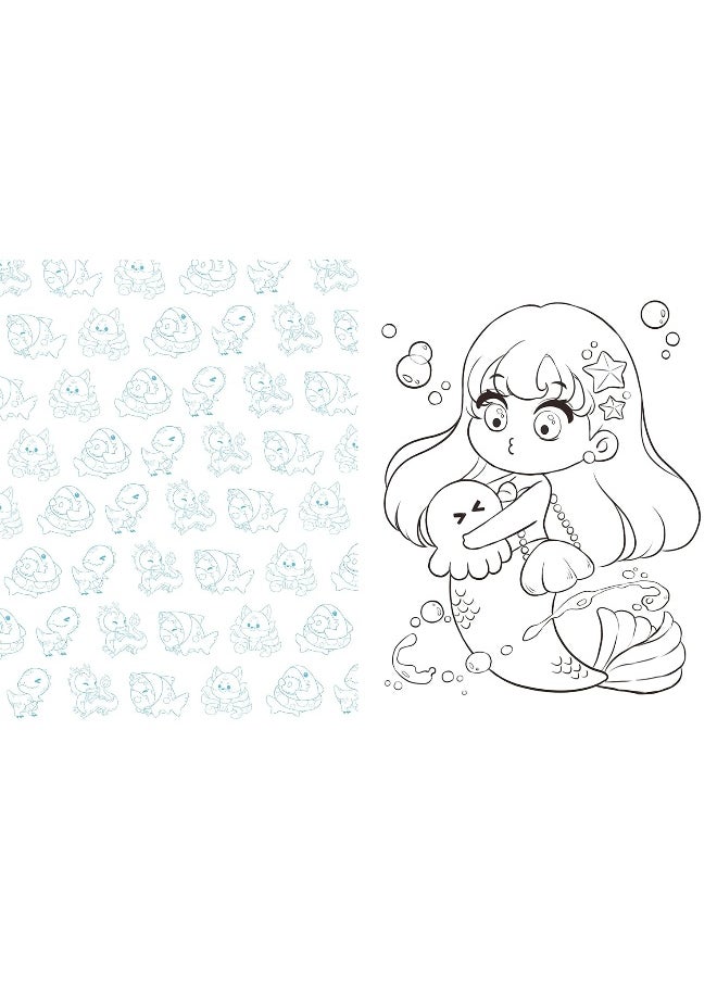 Chibi World Coloring: Color Your Way Through Cute and Cool Chibi Art!