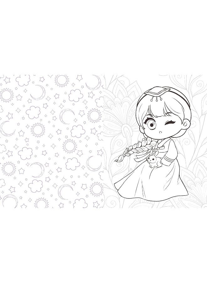 Chibi World Coloring: Color Your Way Through Cute and Cool Chibi Art!