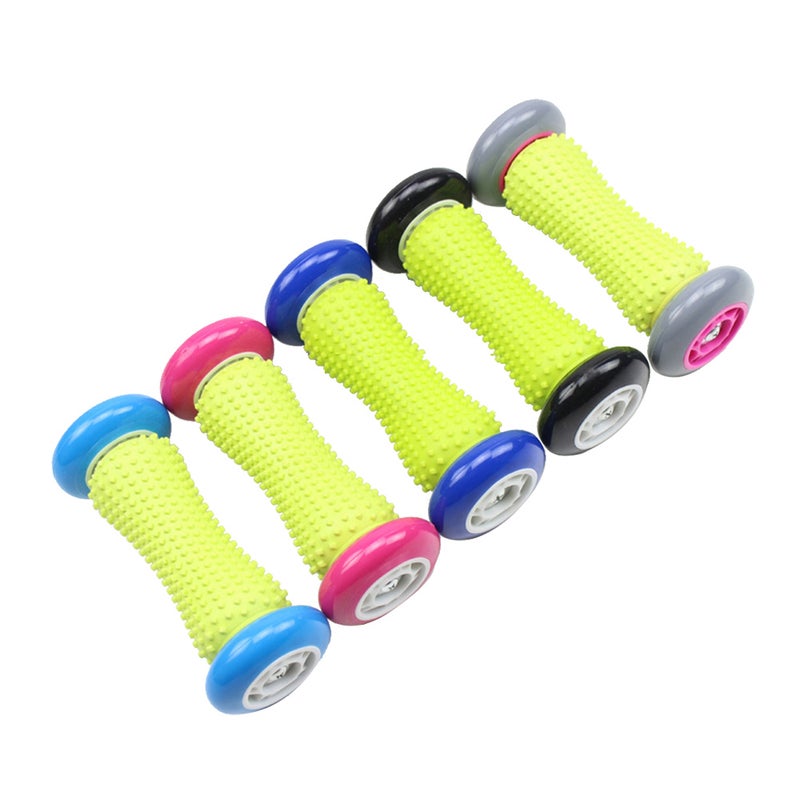Foot Massage Roller Heel & Foot Arch Pain Massager Ergonomic Designed Plantar Fasciitis Massage Wheel Foot Reflexology Therapy Grey - Image 4