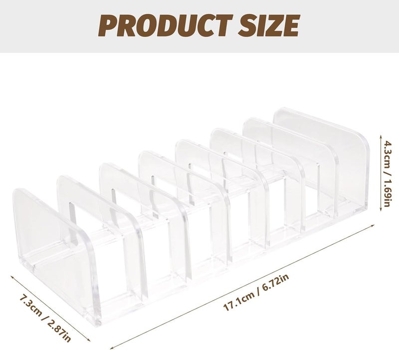 Light & sturdy Cabilock Eyeshadow Organizer Makeup Palette Storage Box with 7 Compartments, Divided Palettes Holder Cosmetic Organizer for Vanity and Travel Use High precision lightweight material Easy clean surface Small apartment fit User tested optimized build Easy assemble alternatives Worldwide simple practical design Cost saving user oriented build Precision processed material Multi-hub shipment dispatch All space matching look Advanced minimal build Dense area priority deliver Batch consistent craftsmanship Daily repeated use trusted quality Transit & use compatible Modern versatile shape Periodic restock local User friendly optimized build All budget friendly options Practical versatile construction Practical design alternatives In-house warehouse packing Experience optimized build All governorates deliver - Image 2