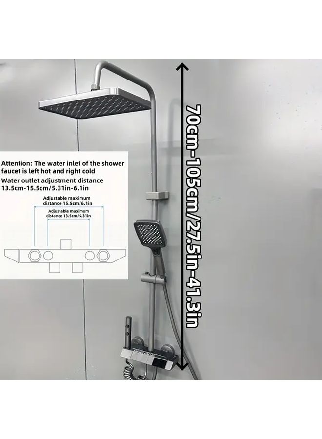 Model 819 Digital LED Rain Shower System Smart Control 4 Mode - Image 5