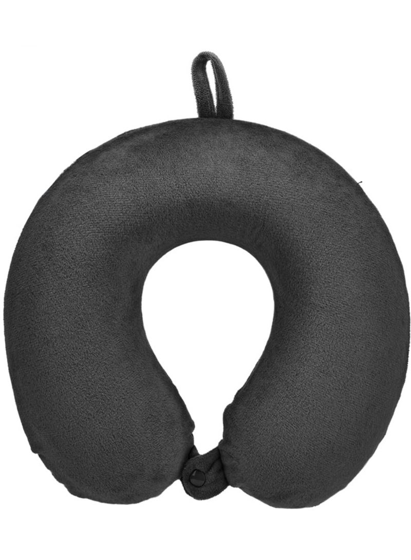 Zikra Travel Pillow Airplane Neck Pillow for Traveling 100% Pure Memory Foam U Shaped Neck Pillow Washable Super Lightweight Portable Headrest Great for Airplane Chair Car Home Office - Image 1