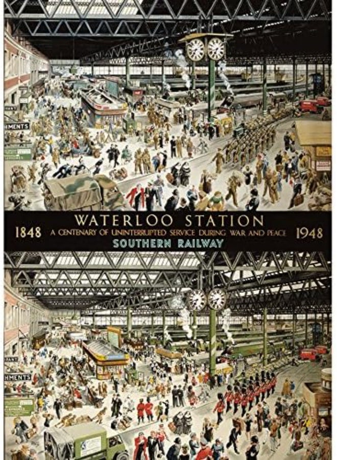 Gibsons Waterloo Station 1000 Piece Jigsaw Puzzle | Sustainable Puzzle for Adults | Premium 100% Recycled Board | Great Gift for Adults | Gibsons Games - Image 2