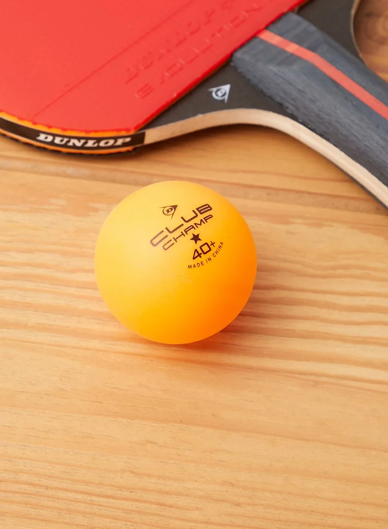 DUNLOP Dlop Table Tennis Bl 40 Club Champ Org 6 Ball