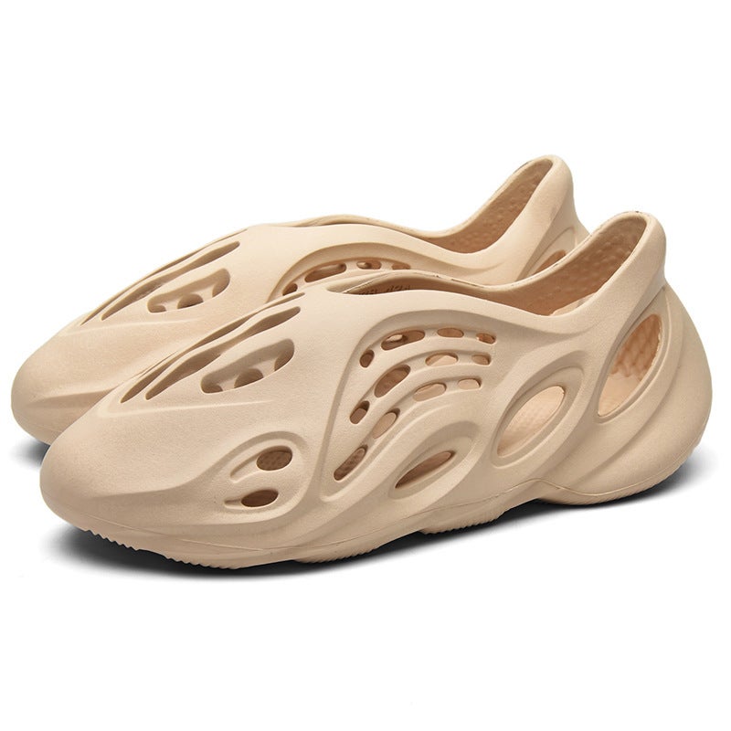2023 Summer 48 plus size Kanye Coconut Hole Shoes Men's Ins Trendy Couple's Yezzy Roman Sandals Beach Shoes - Image 5