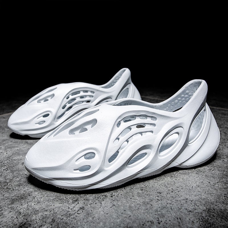 2023 Summer 48 plus size Kanye Coconut Hole Shoes Men's Ins Trendy Couple's Yezzy Roman Sandals Beach Shoes - Image 4
