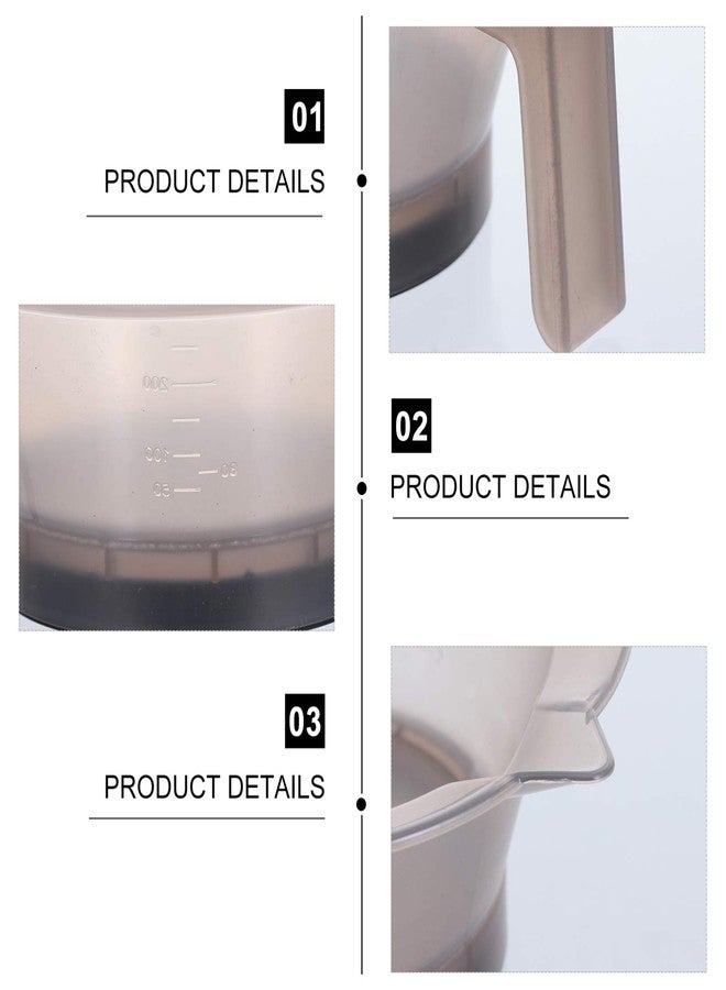 KALLORY Hair Color Mixing Bowl, 3pcs Plastic Hair Dye Bowl with Handle Professional Hair Color Mixing Tool for Salon Barbershop Hairdressers - Image 4