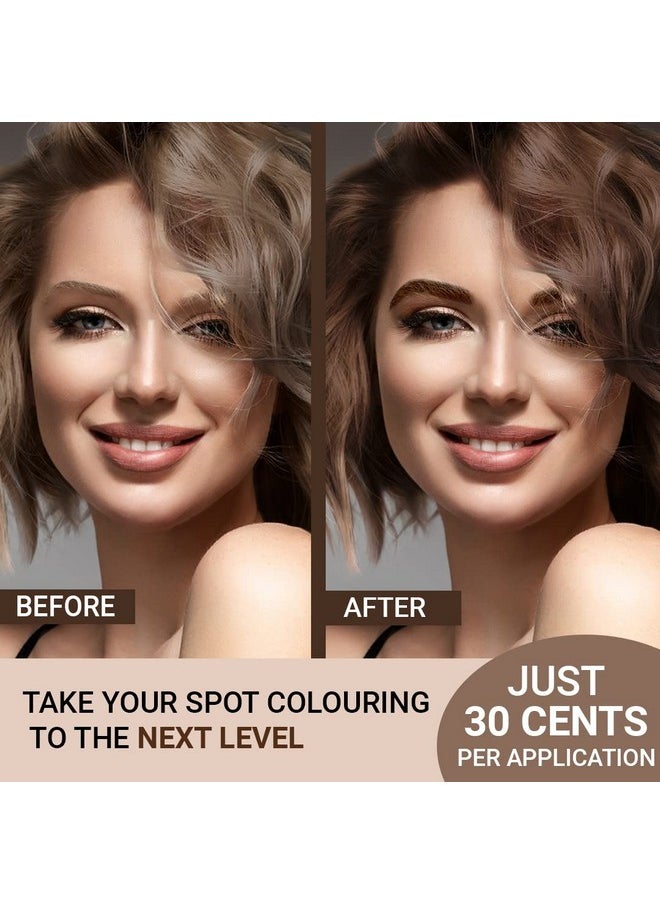 MinaiBrow - Mina Ibrow Hair Color Tint Kit Regular Pack With Brush For Professional Tinting & Coloring Covers Gray Hair Stays Up To 6 Weeks(30 Applications)(Copper Brown) - Image 1