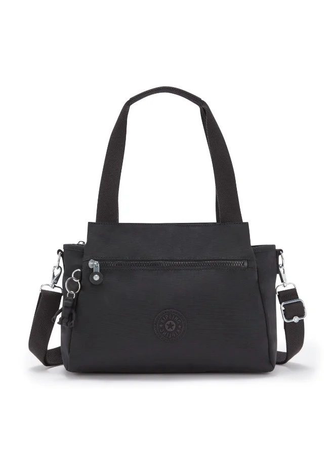 kipling Medium Shoulderbag (With Removable Shoulderstrap) Female Black Noir Elysia