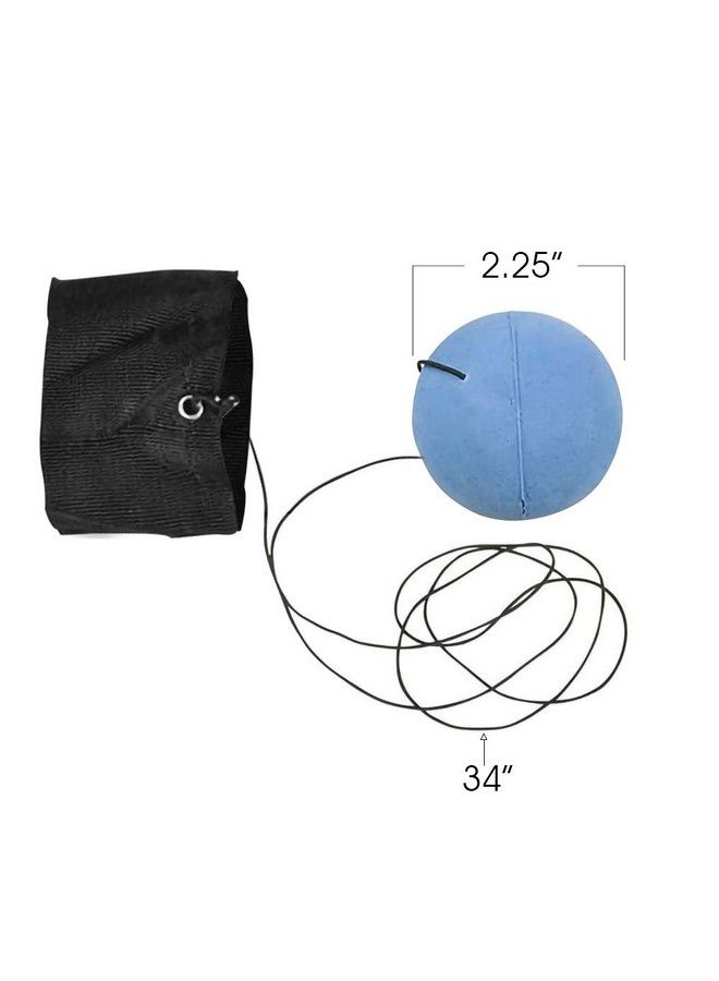 ArtCreativity 2.25 Inch Return Balls Set Of 4 Durable Foam String Attached Rebound Balls Assorted Colors Sports Toy Balls For Kids Party Favors Gift Idea For Boys And Girls - Image 4