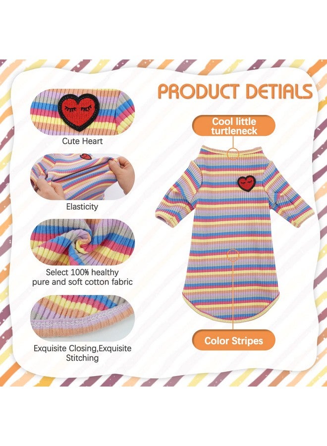 دينتران قميص DENTRUN للقطط عديمة الشعر، ملابس يومية قابلة للتنفس للقطط، سترة مخططة، بيجاما رائعة، ناعمة وصديقة للبشرة - Image 4