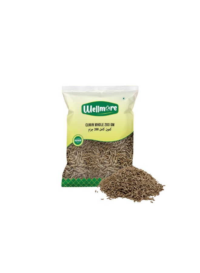 Wellmore Cumin Whole 200 gm - Image 1