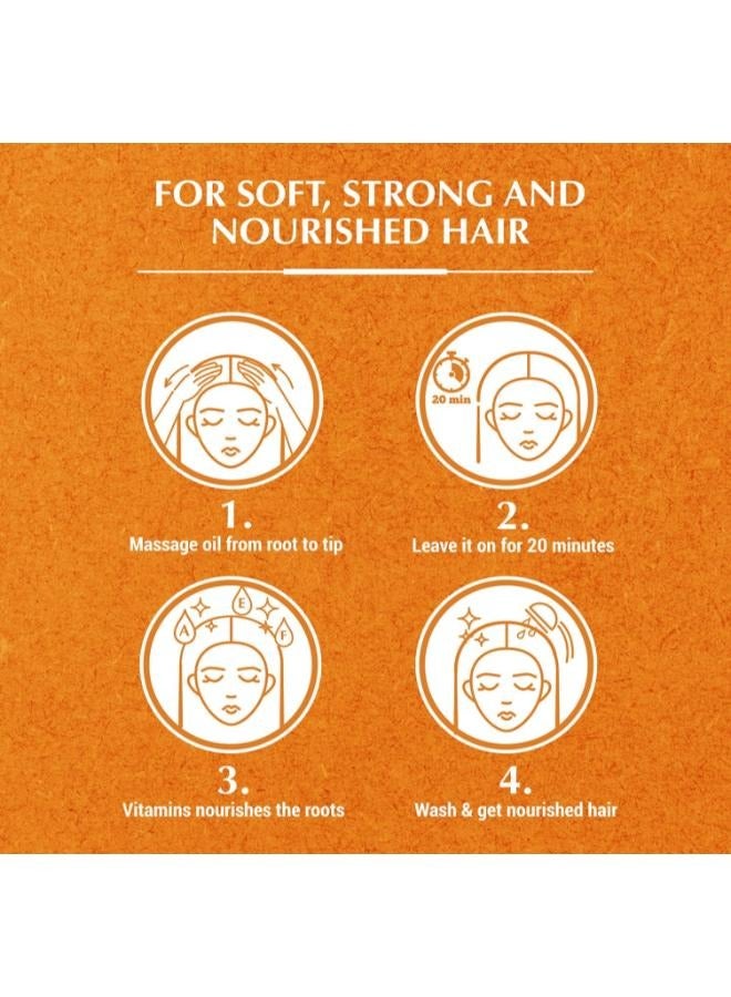 فاتيكا زيت الشعر الغني باللوز للشعر الجاف والمجعد 180مل - Image 3