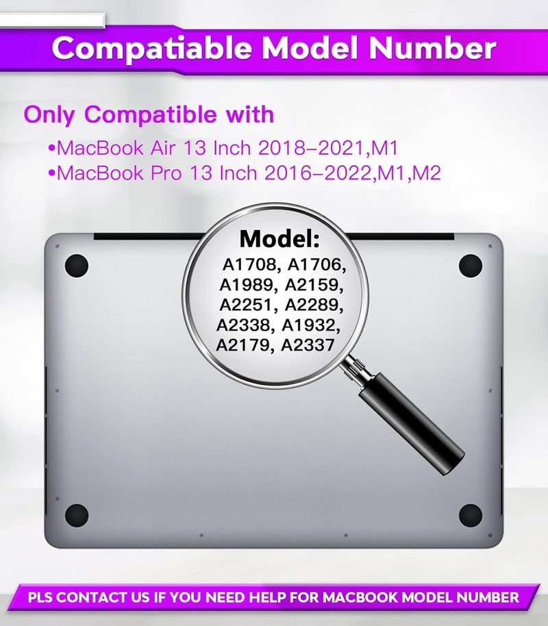 pys macbook air 13 inch privacy screen Compatible with MacBook Air 13.3'(Released in 2018-2021: A1932,A2179,A2337)-Anti Glare，Webcam Cover Slider，Provide Privacy, Ultra Slim，Easy On - Image 2
