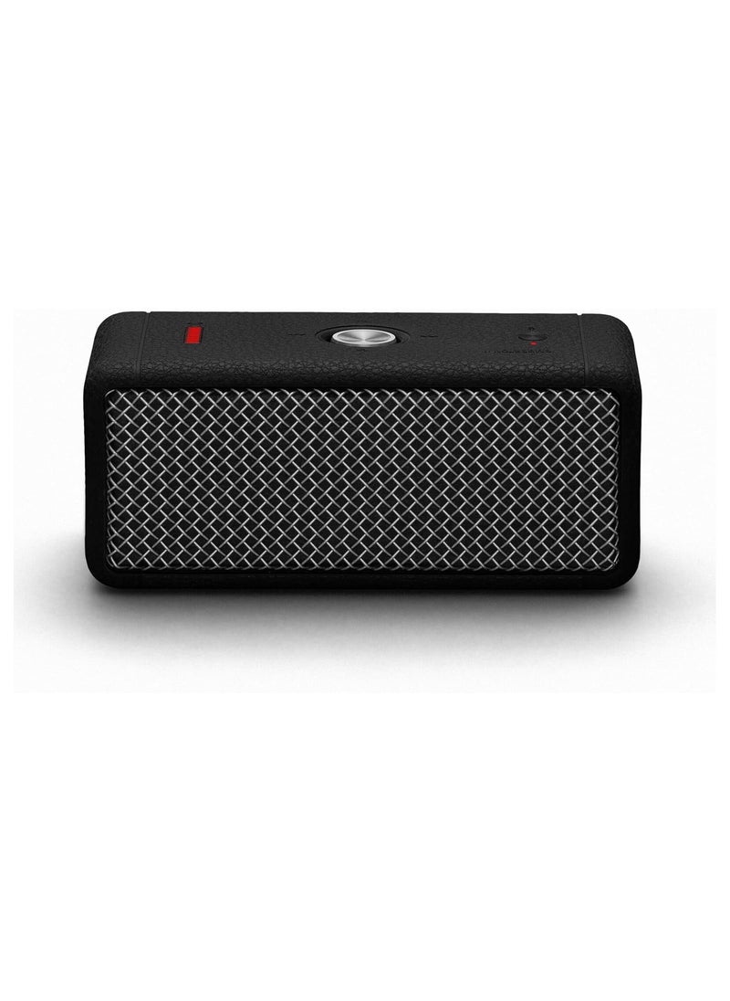 Marshall - Emberton II Portable Bluetooth Speaker, Water Resistant Wireless Speaker Portable Speaker with 30+ Hours of Playtime - Black & Steel - Image 1