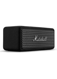 Marshall Emberton II Portable Bluetooth Speaker, Water Resistant Wireless Speaker Portable Speaker with 30+ Hours of Playtime - Black & Steel  - Image 1