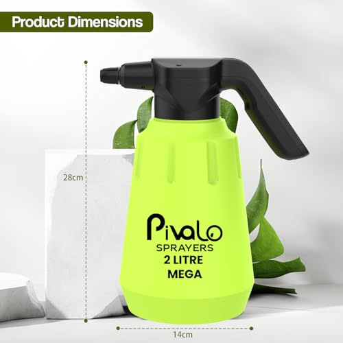 PIVALO 2L Electric Spray Bottle Automatic Power Water Sprayer Portable Rechargeable Lawn Mister with Adjustable Nozzle Handheld Watering Can for Indoor Outdoor Plants Gardening (Random, Pack of 1) - Image 2