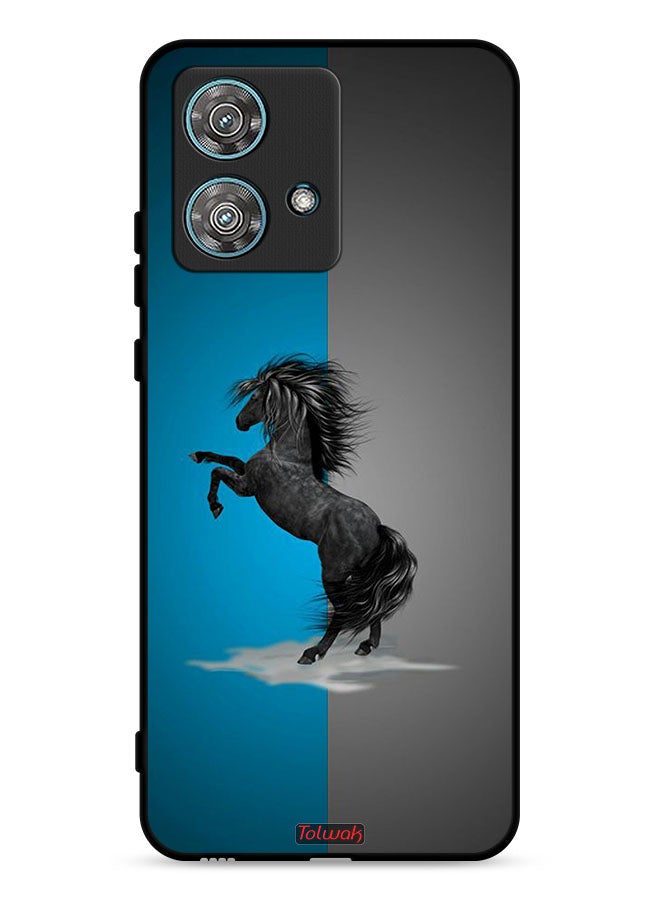 Tolwak Motorola Edge 40 Neo 5G Protective Case Cover Horse Art - Image 1