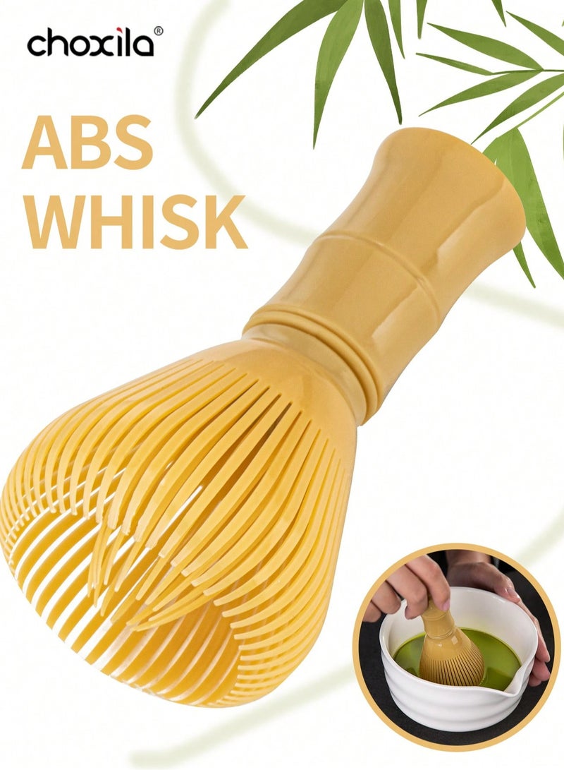 choxila Resin Matcha Whisk Japanese Chasen Tea Brush Detachable Easy to Clean Reusable Powder Whisk for Matcha Lovers Everyday Use Home and Outdoor Tea Preparation - Image 1