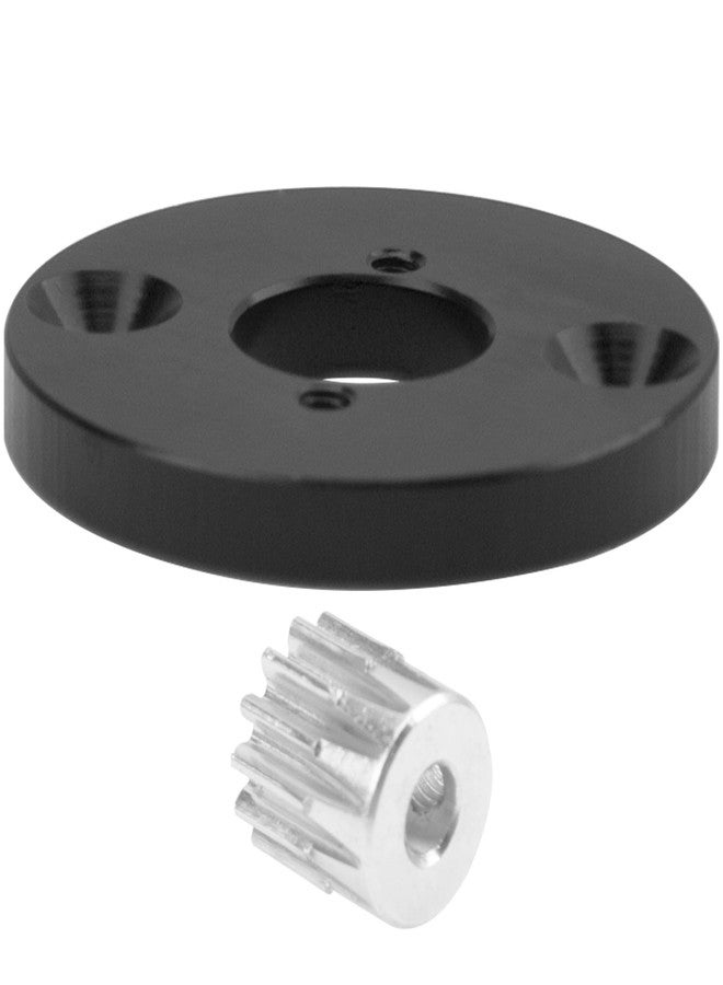 Vgoohobby Aluminum Motor Mount Plate 390 to 540/550 Motor Base Bracket w/13T Gear Compatible with MN86S MN86 MN86KS MN86K MN128 1/12 RC Car Upgrade Parts (Black) - Image 3