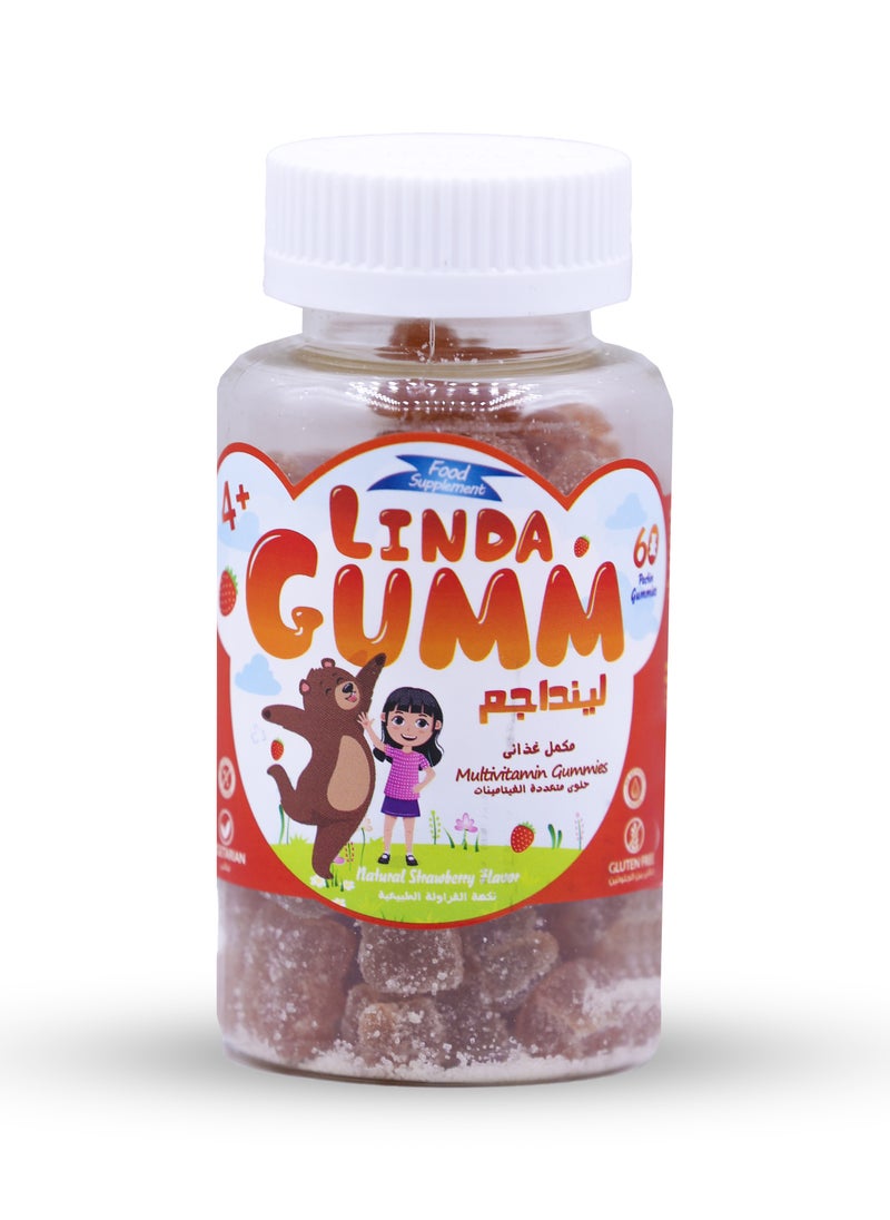 Sulinda Pack Of 2 Lindagum Multivitamin + Lindagum Calcium And Vitamin D  - Image 2
