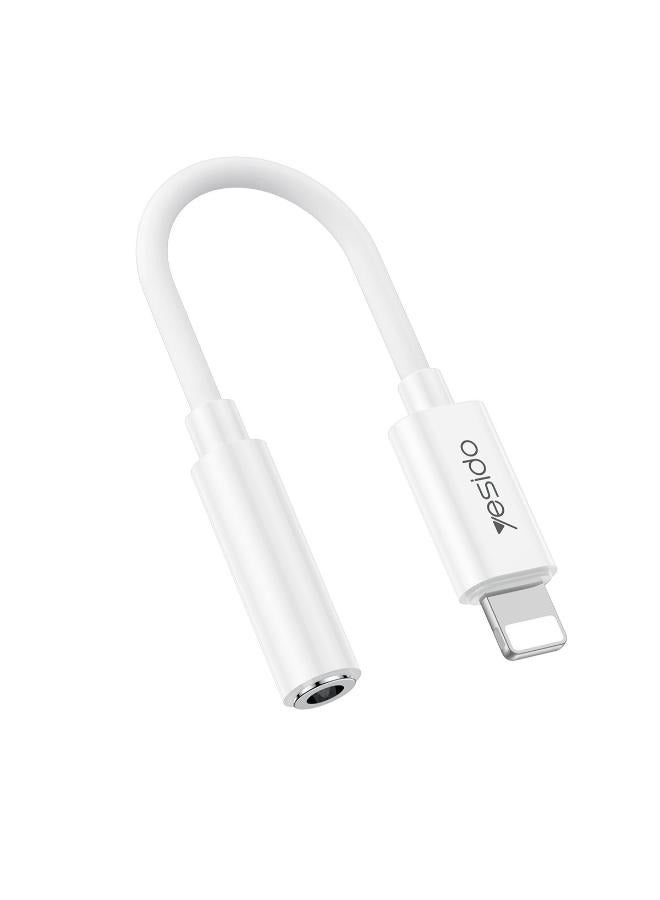 Yesido Yesido YAU44 Lightning to Aux Converter - White  - Image 1