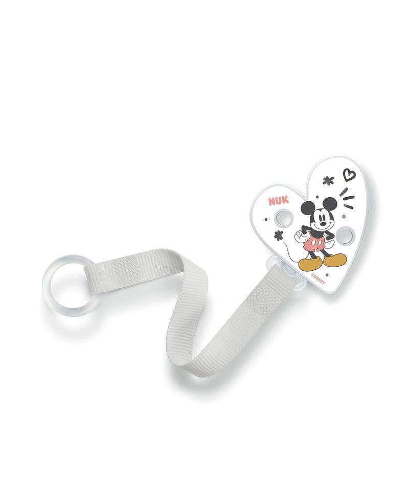 NUK Disney Mickey Mouse Soother Band Pacifier Clip - Image 2