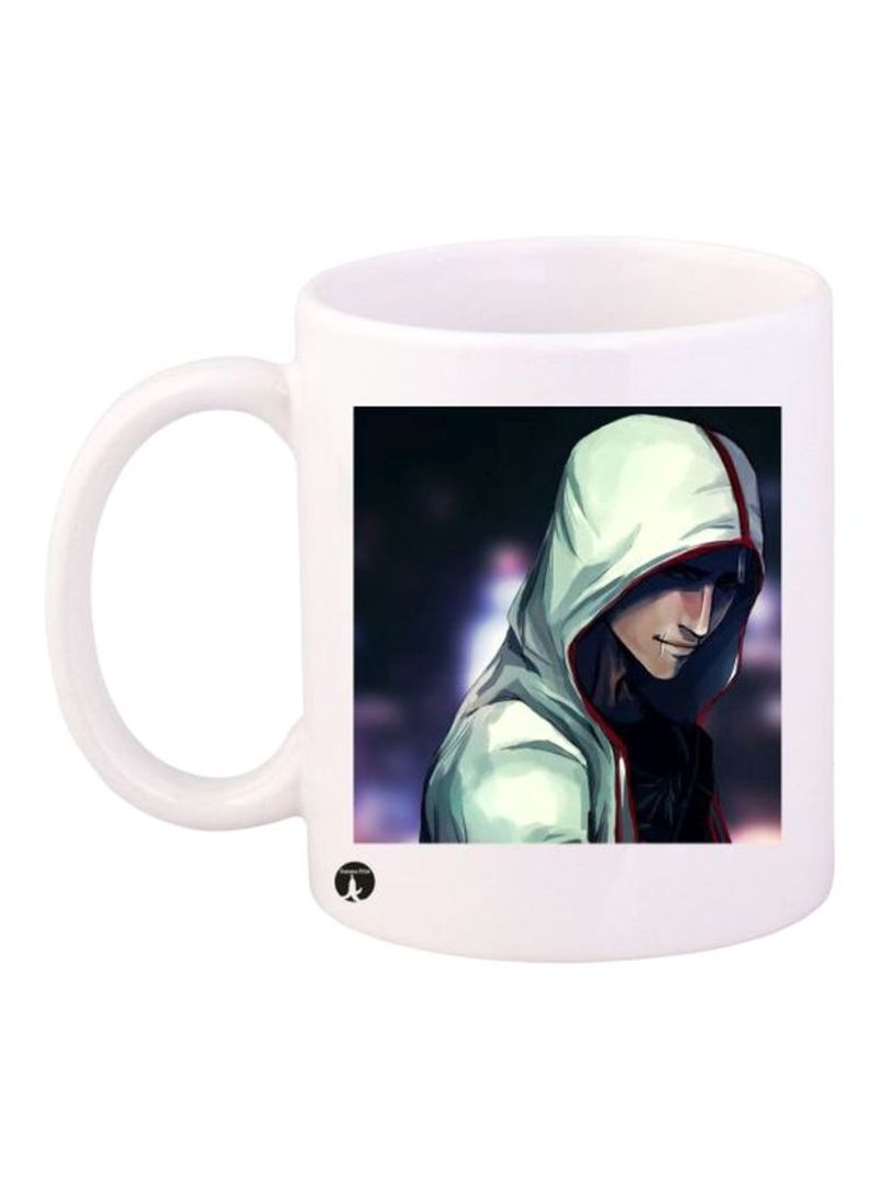 Assassin's Creed Printed Mug White/Green Standard Size